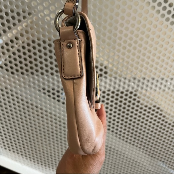 Coach Soho Leather Sling Crossbody Flap Bag Small in Ballerina Pink GUC - Picture 15 of 16